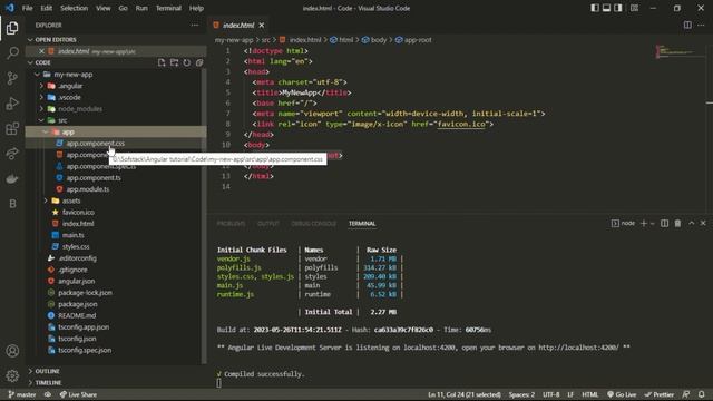 4. Modifying Default Angular Page | Angular Tutorial for Beginners смотреть онлайн