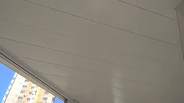 #27 Финал. Реечный алюминиевого потолок на лоджии. Купчино. смотреть онлайн