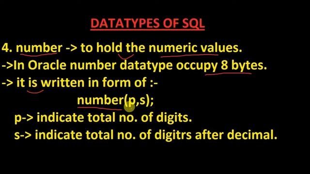 UNDERSTAND SQL BASICS , DATATYPES OF SQL IN ORACLE ,DDL,DML,DCL(IN HINDI)[MUST WATCH] смотреть онлайн