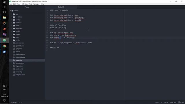 5. Установка laravel при помощи docker смотреть онлайн