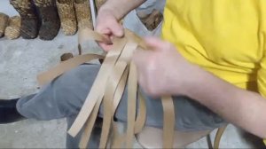 Лапти Из Крафт-бумаги 6 Лычек