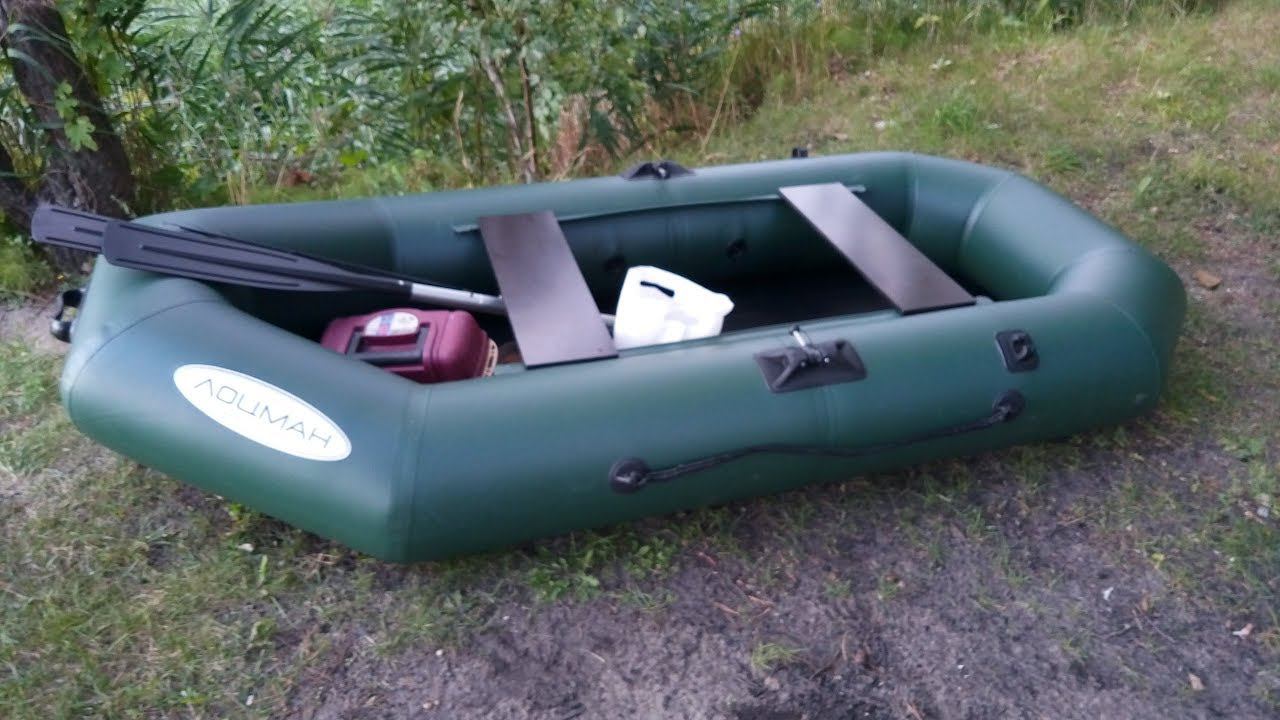 Лодка гребная Лоцман С260 ПВХ  первый заплыв и первая поломка.