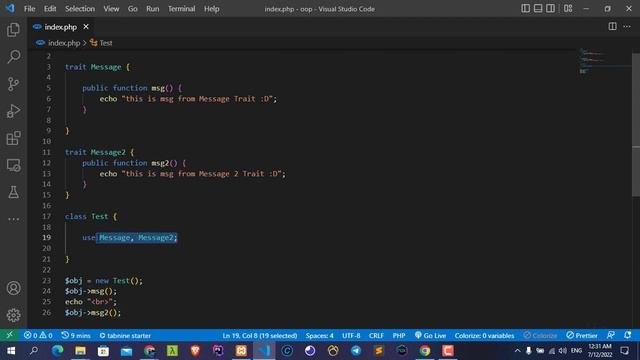 PHP OOP Trait / بررسی مفهوم Trait در PHP OOP смотреть онлайн
