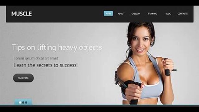Preview Grey _ Black Bodybuilding Joomla Template by Mira смотреть онлайн