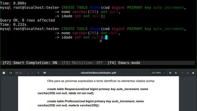 Introdução a DML do MariaDb/Mysql смотреть онлайн