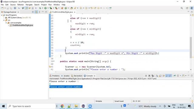 How to Find Min and Max Digits in Java | Coding Skills смотреть онлайн