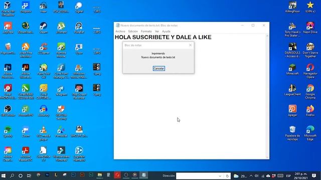 Cómo Cambiar un Archivo .TXT de Bloc de Notas a PDF Con y Sin Programas Externos смотреть онлайн