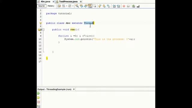 Java Thread Using Extends Thread Class смотреть онлайн