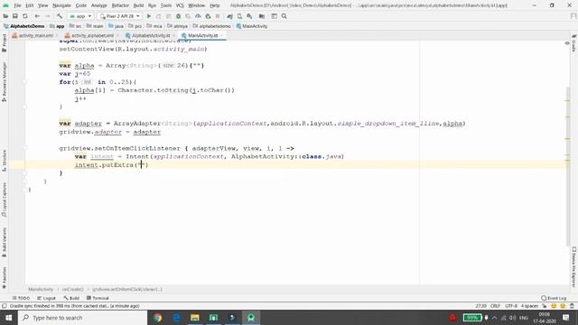 How to develop android app for learning of alphabets with music смотреть онлайн