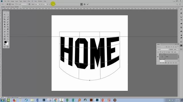 Photoshop - Custom Distorted Text