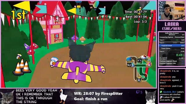 Hello Kitty Kruisers | Speedrun All Tours (Items) 31m 09s смотреть онлайн
