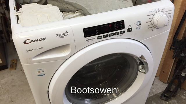 Replacing a failed triac (Motor Controller) in a Candy washing machine, Fixing Error E09 смотреть онлайн