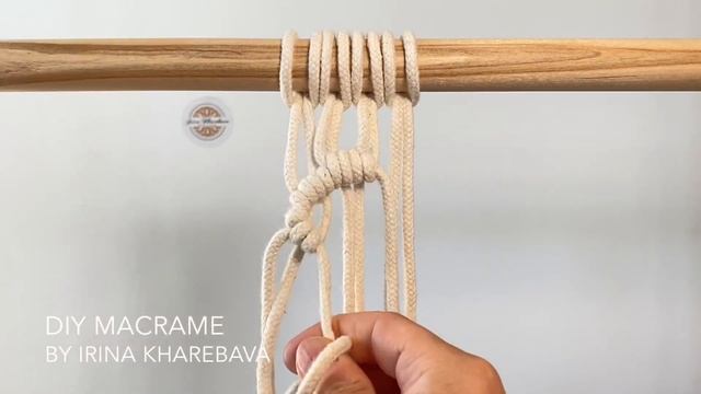 КОЛЬЦО из репсовых узлов/Макраме/Видео-урок/DIY Macrame