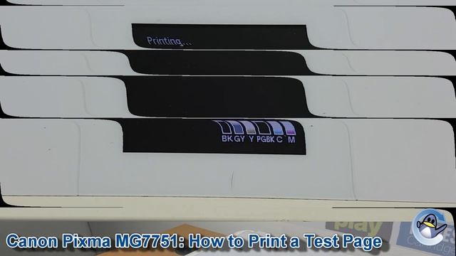 Canon Pixma MG7751: How to Print a Nozzle Check Test Page смотреть онлайн