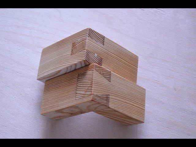 Столярные соединения. Ласточкин хвост на ленточной пиле. Как? Испытание на прочность. смотреть онлайн