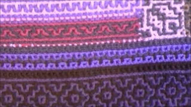 Анонс МК. Обзор готового пледа. Филейный жаккард крючком. смотреть онлайн