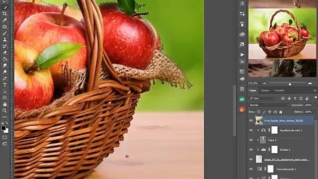 Fotomanipulación. Photoshop CC 2017. Niña y alpaca. смотреть онлайн