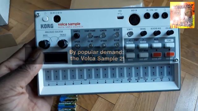 Unboxing Korg Volca Sample 2 (#unboxing #VolcaSample2 #Volca #Korg #DAWless #grooveBox #sampler)