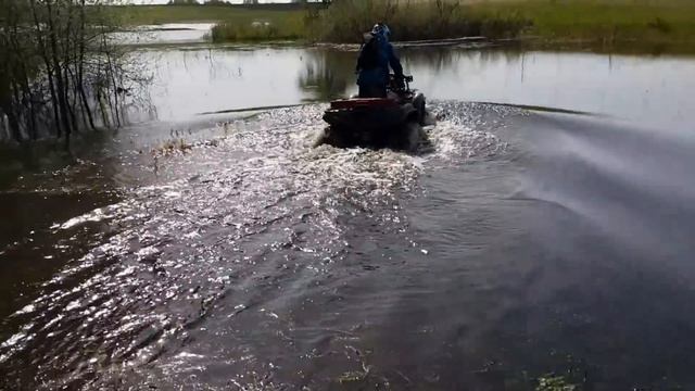 Yamaha Grizzly 700, Polaris Scrambler 850, Outlander1000, май 2015г