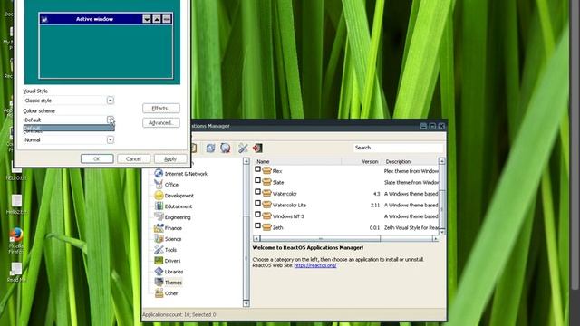React OS - How to install and activate new themes? смотреть онлайн
