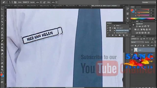 Tehnik Meluruskan Dasi yang Miring Pas Foto Dengan PhotoShop CS 6 #Sang Pendidik смотреть онлайн