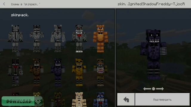 ?SkinPack? Five Nights at Freddy's Minecraft ?BE v1.9x-v1.12x | FNaF SkinPack MCPE? смотреть онлайн