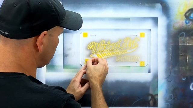Airbrush Tutorial: How-to Register Multiple Vinyl Paint Masks (Part 2) смотреть онлайн