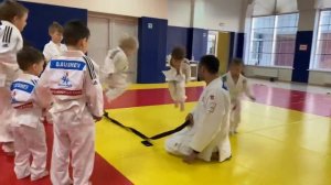 Тренировка по дзюдо дошкольной группы (3-5 лет)
