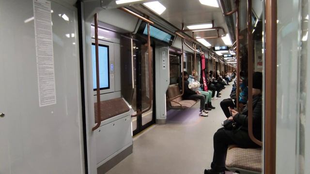 Большая кольцевая 11 линия 08 03 2023 Москва Метро БКЛ Subway Moscow Metro 11 line смотреть онлайн