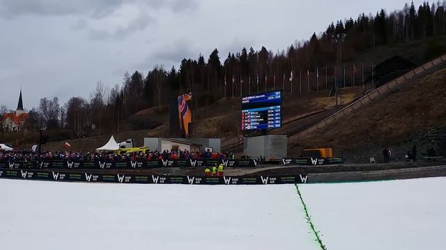 Johan Andre Forfang 1serie Ski Flying Vikersund/Norway 19 march 2017 смотреть онлайн