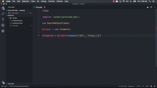 Consuming RESTful APIs in PHP with Guzzle - 02 Simple Request with Guzzle смотреть онлайн