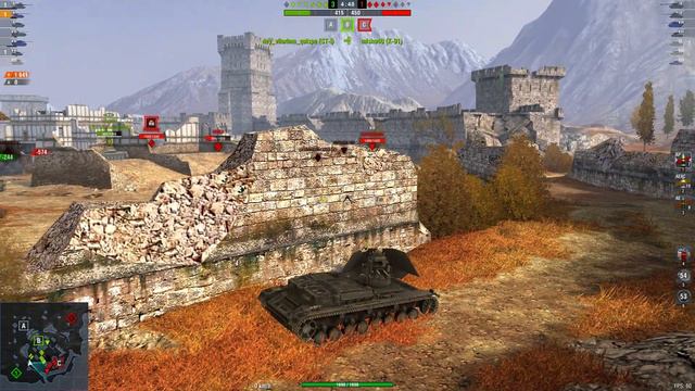 wt auf pz 5.4 k 3 kills World of Tanks Blitz Waffentrager auf Pz. IV wotblitz смотреть онлайн