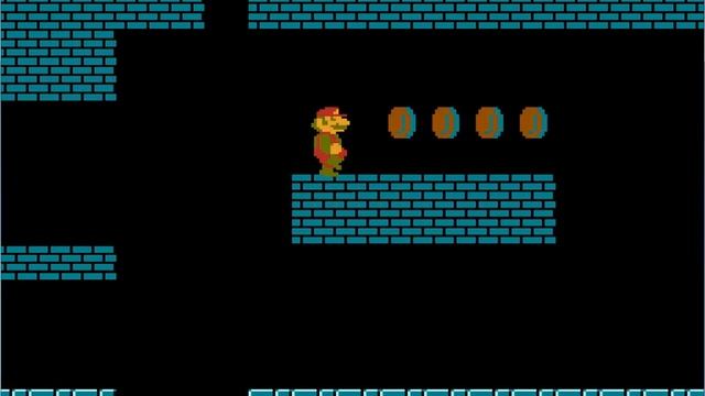 Глюки в игре Super Mario Bros. при игре на эмуляторе Nestopia 1.35 смотреть онлайн