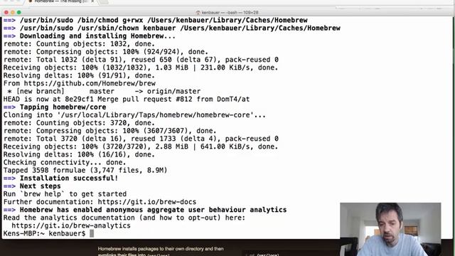Install Homebrew and Python3 Mac OS X смотреть онлайн