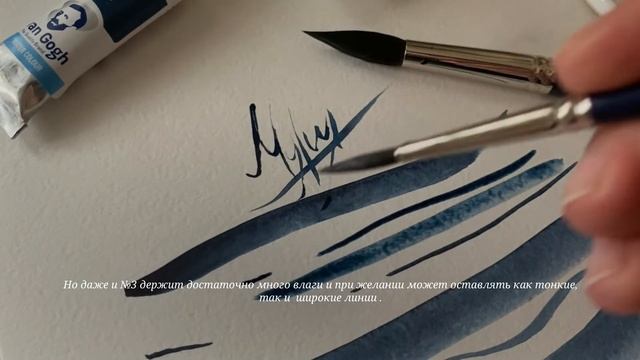 Обзор кистей Van Gogh имитация белки смотреть онлайн