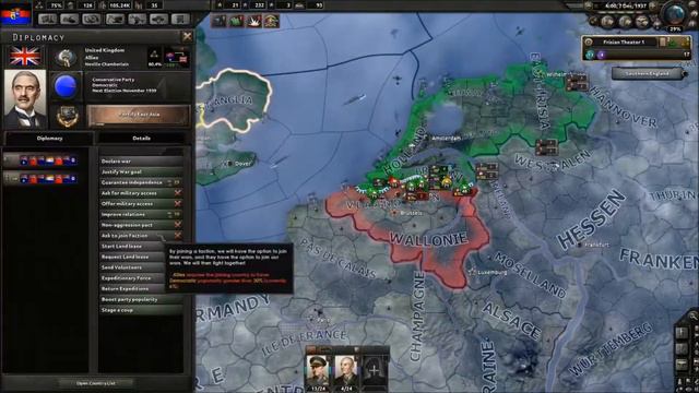 Hearts of Iron IV - Frisian Empire Mod Timelapse смотреть онлайн