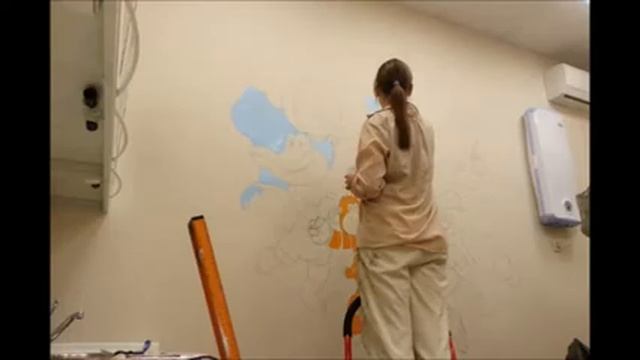 Художественная роспись стен в клинике. смотреть онлайн