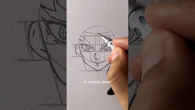 Draw Rengoku Demon Slayer смотреть онлайн