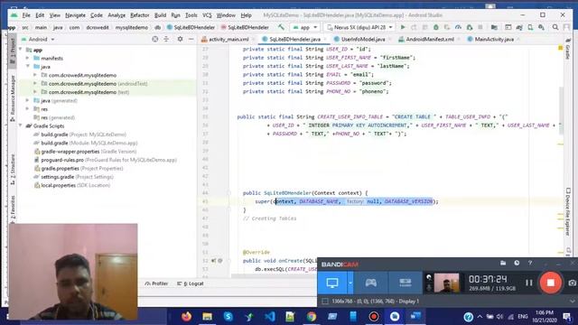 SQLite Crud tutorial part 1 смотреть онлайн