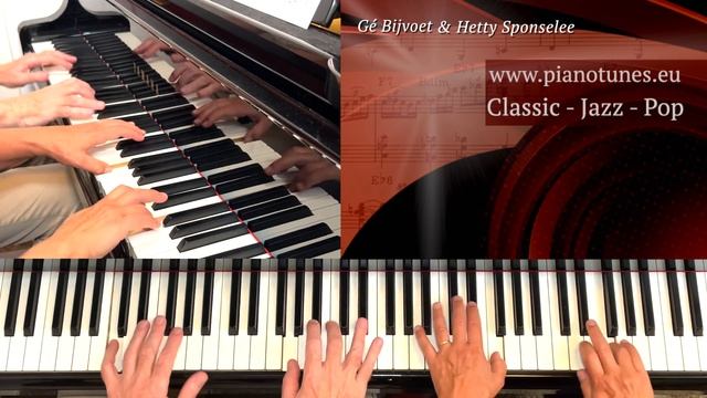 Last Summer Tango, piano duet, Gé Bijvoet & Hetty Sponselee, piano duet смотреть онлайн