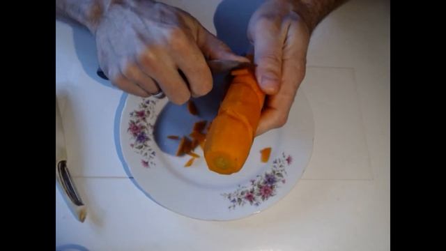 Видео урок 6. Съедобная скульптура из моркови. смотреть онлайн