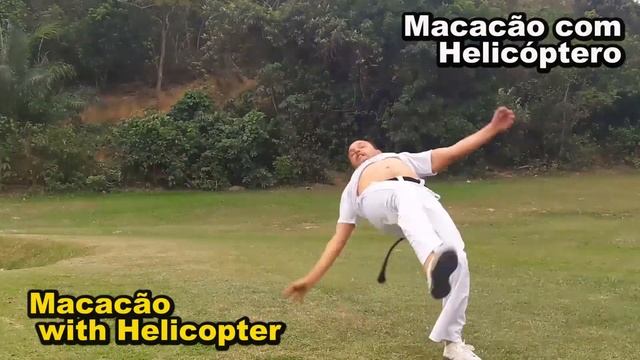 Capoeira Tutorial#82 (Gato com helicóptero / Flic flac with Helicopter) English Subtitle смотреть онлайн