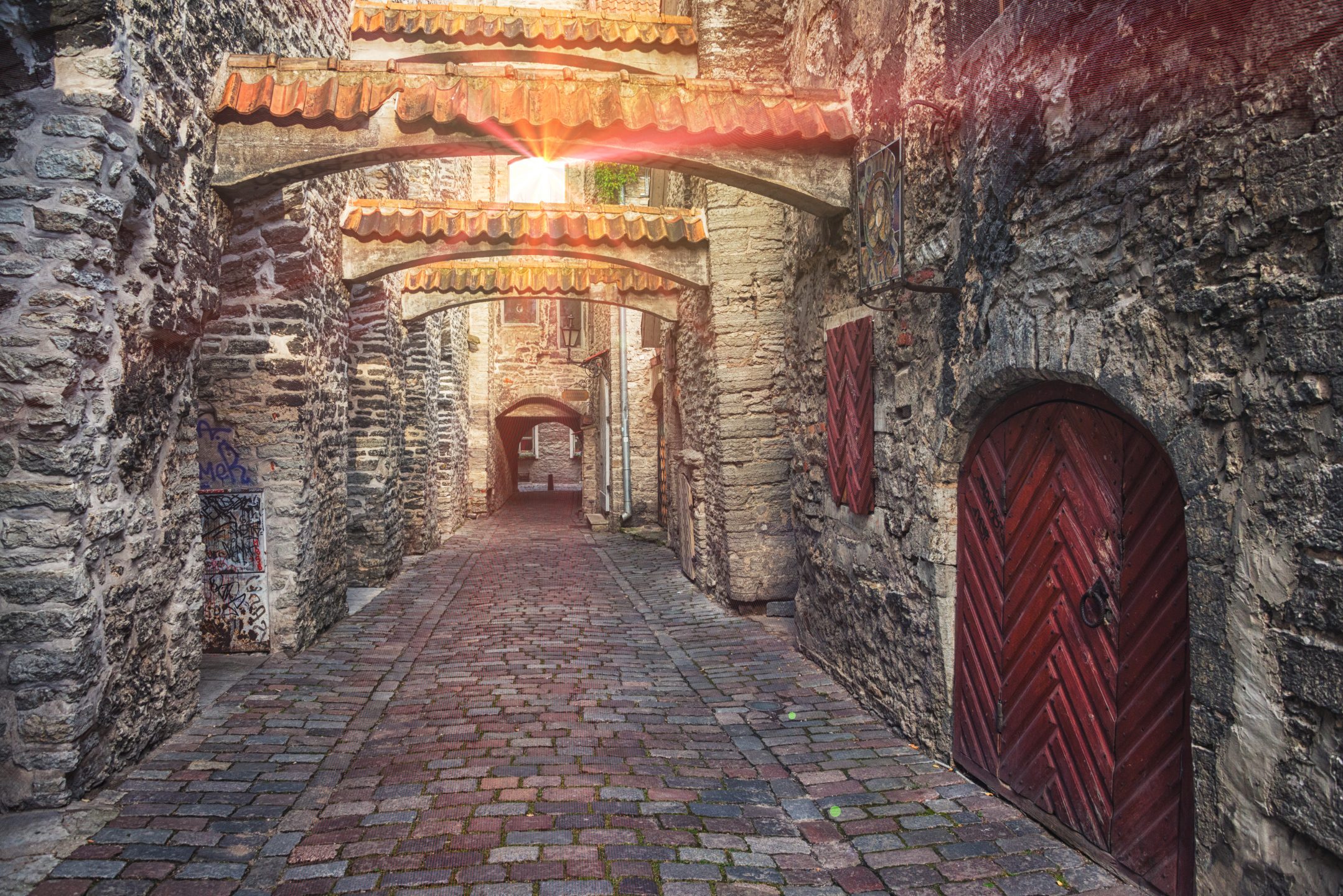 Катарина Кяйк. Короткий видеообзор. История известной достопримечательности Старого города. Эстония. смотреть онлайн