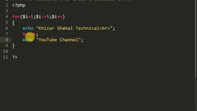 Break & Continue Statement In PHP How To Work Break & Continue In PHP Lectures Series For Beginner смотреть онлайн
