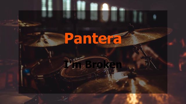 Pantera - I'm Broken (Drum backing track - Drumless) смотреть онлайн