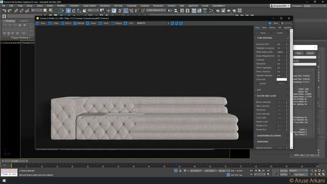 Aruse | Captione Couch 3ds Max + Corona part 7 RU смотреть онлайн
