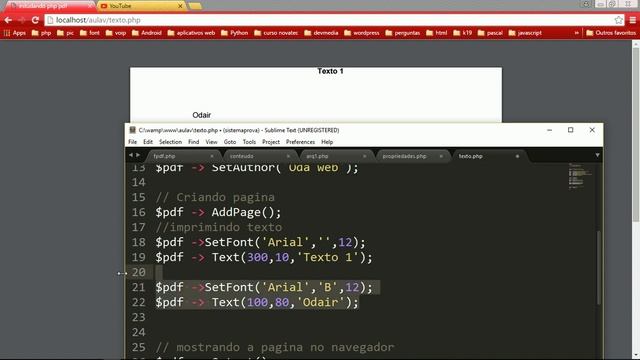 Gerando arquivos pdf com php, font смотреть онлайн