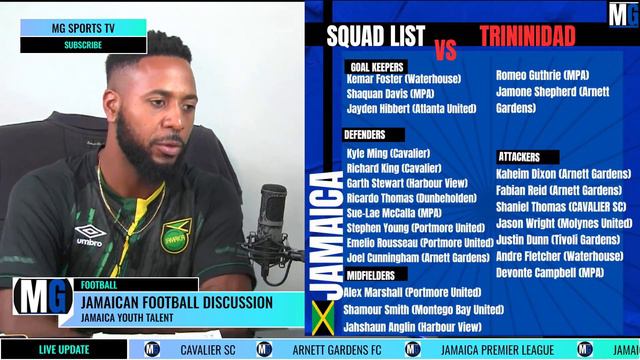 Reggae Boyz 23 Man Squad To Face Trinidad In International Friendlies | Jamaica vs Trinidad смотреть онлайн