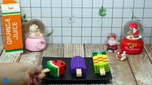 LEGO GUMMY Fruit Candy Recipe | Lego Food Stop Motion Cooking ASMR