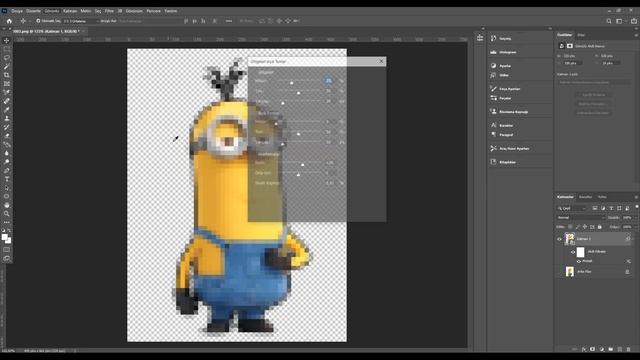 Photoshop Pixel Art Nasıl Yapılır? Fotoğrafı Pixel Arta Çevirme смотреть онлайн